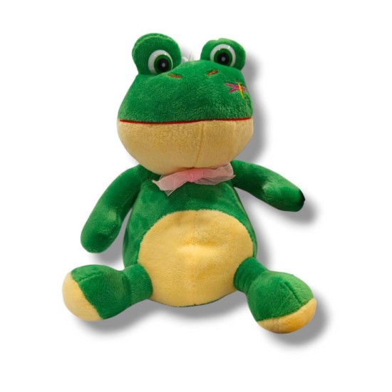 PELUCHE DE RANA CON SONIDO EXP.12UDS