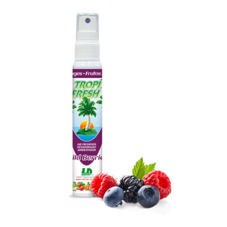 AMBIENTADOR SPRAY "TROPI FRESH" FRUTOS ROJOS 60ML C/6