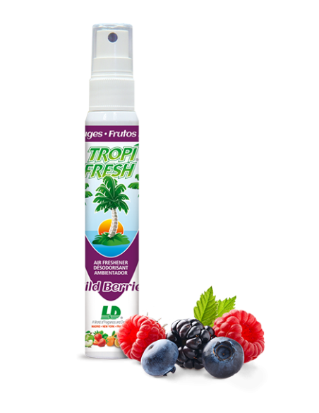 AMBIENTADOR SPRAY "TROPI FRESH" FRUTOS ROJOS 60ML C/6