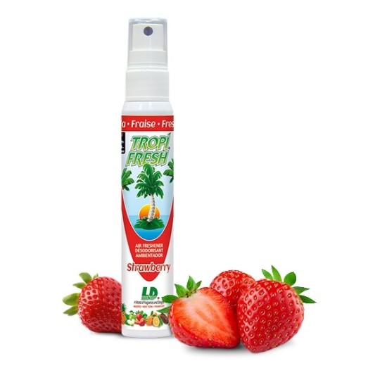 AMBIENTADOR SPRAY "TROPI FRESH" FRESA 60ML C/6