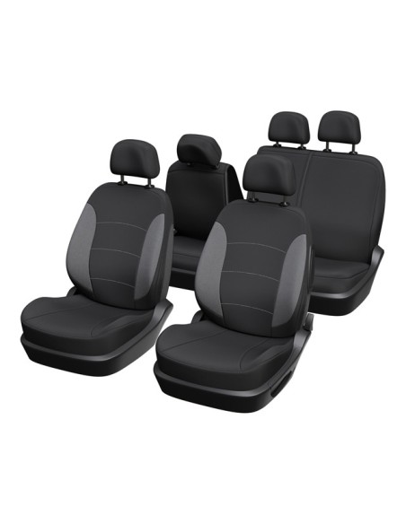 FUNDAS DE ASIENTO 5 PLAZAS UNIVERSAL C/CREMALLERAS FRACCIONABLES XL-COVER