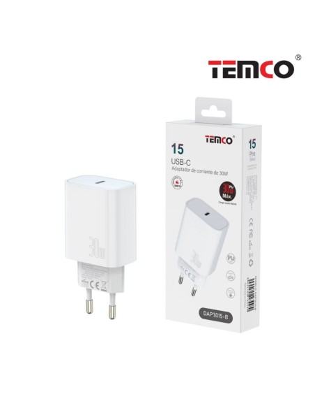 CARGADOR DE RED TIPO C 30W DAP3015 C/10