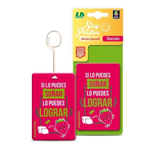 AMBIENTADOR DE CELULOSA LD STAY POSITIVE DIVERSION 1UD C/50