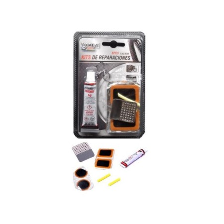 KIT REPARAPINCHAZOS BICICLETA 8 PIEZAS C/12