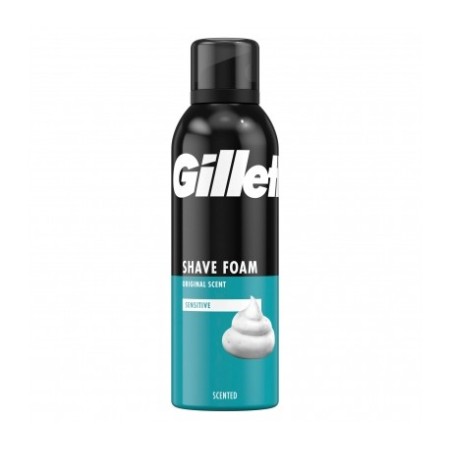 ESPUMA AFEITAR GILLETTE ORIGINAL SENSITIVE 200ML
