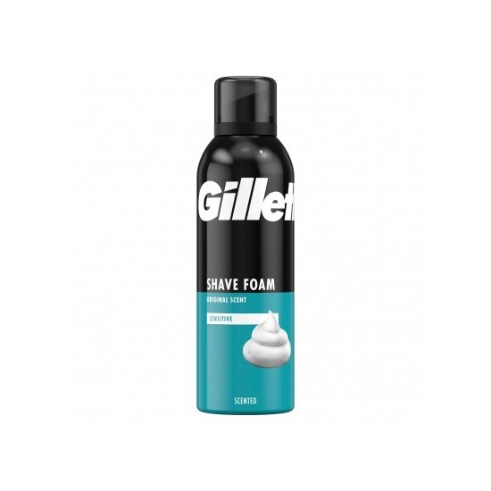 ESPUMA AFEITAR GILLETTE ORIGINAL SENSITIVE 200ML