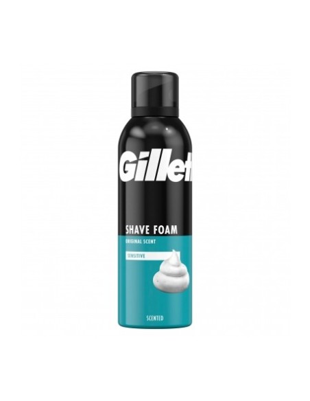 ESPUMA AFEITAR GILLETTE ORIGINAL SENSITIVE 200ML