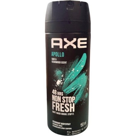 DESODORANTE SPRAY AXE APOLLO 48H 150ML