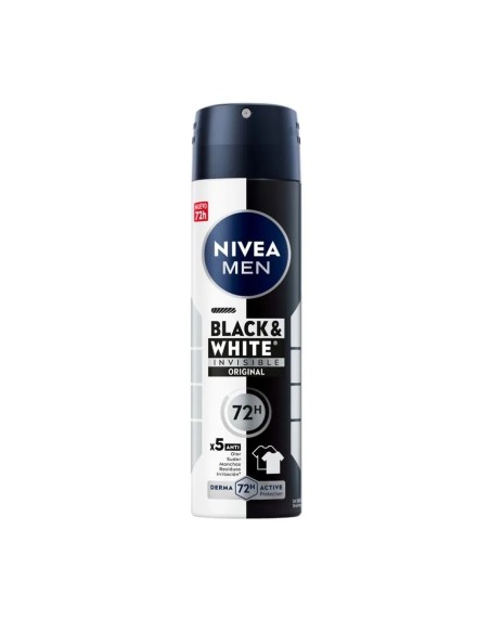 DESODORANTE SPRAY NIVEA MEN BLACK&WHITE 72H 200ML