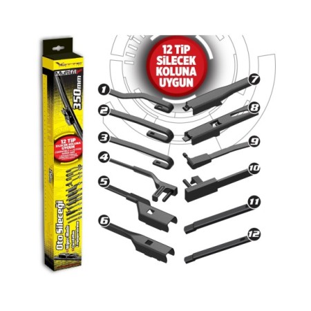 ESCOBILLA MULTIFIT FLEXIBLE AUTOMIX 35CM 14" 1 UNIDAD