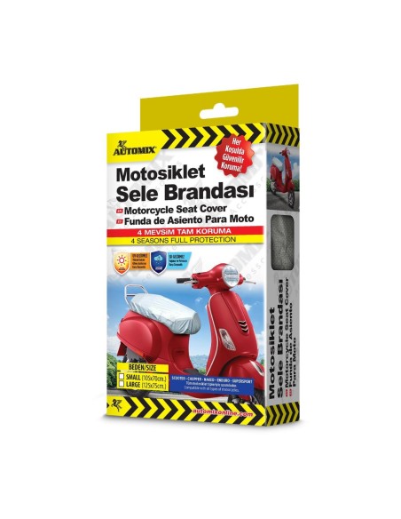 FUNDA DE ASIENTO PARA MOTO UNIVERSAL T/XL 125X75CM AUTOMIX