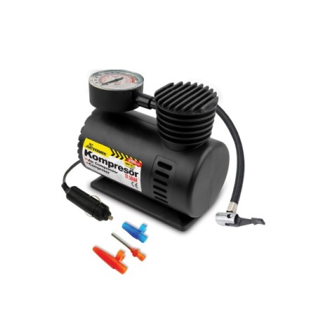 COMPRESOR CON MANOMETRO 18BAR 250PSI 12V AUTOMIX