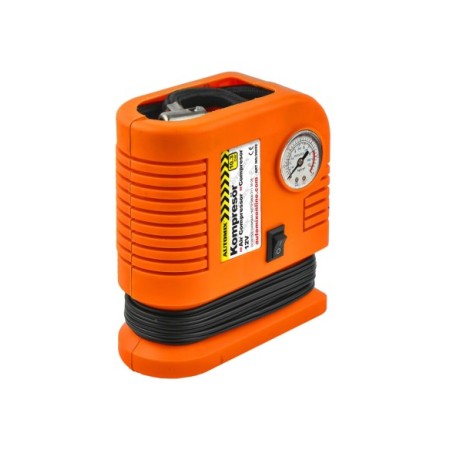 COMPRESOR CON MANOMETRO 10.3BAR 300PSI 12V AUTOMIX