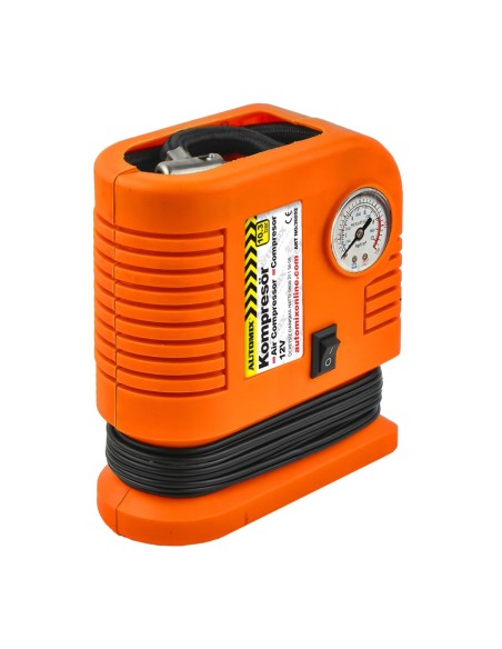 COMPRESOR CON MANOMETRO 10.3BAR 300PSI 12V AUTOMIX