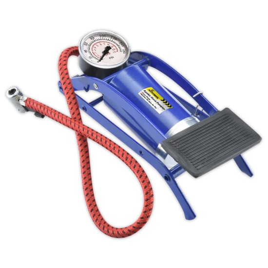 BOMBA DE AIRE DE PIE SIMPLE 7BAR 100PSI AUTOMIX