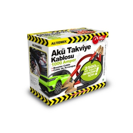 CABLES DE ARRANQUE 1000A  2.5MTS AUTOMIX