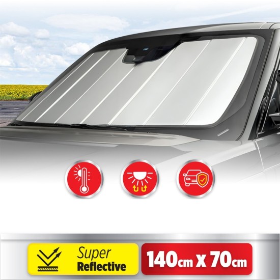 PARASOL DELANTERO METALIZADO 140X70 AUTOMIX