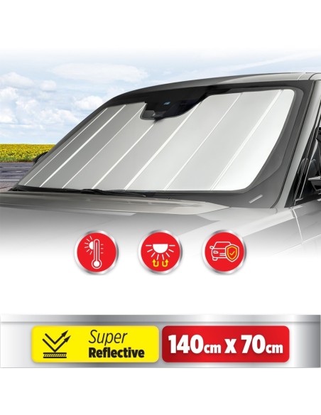 PARASOL DELANTERO METALIZADO 140X70 AUTOMIX