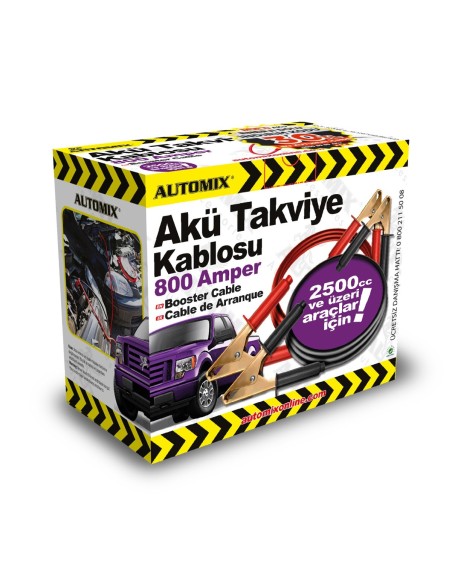 CABLES DE ARRANQUE 800A  2.5MTS AUTOMIX