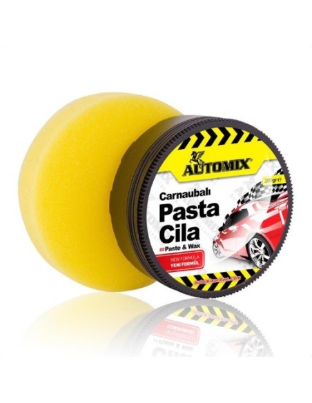 CERA CARNAUBA DE PULIDO Y ABRILLANTADO 200GR AUTOMIX