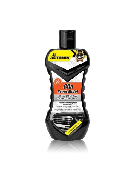 LIMPIADOR Y ABRILLANTADOR ZONAS CROMADAS PREMIUM 200ML AUTOMIX