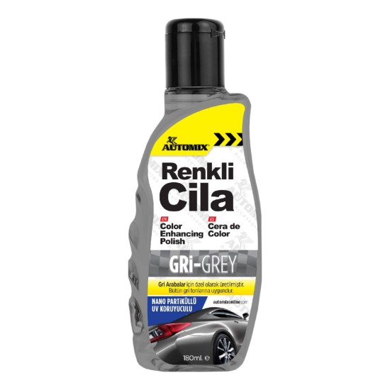 ESMALTE BRILLO ESPECIAL COLOR GRIS PREMIUM 180ML AUTOMIX