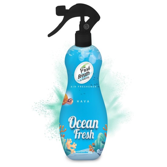 AMBIENTADOR SPRAY PULVERIZADOR OCEAN FRESH 300ML AUTOMIX C/6