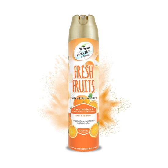 AMBIENTADOR SPRAY FRUTA FRESCA 300ML AUTOMIX C/6