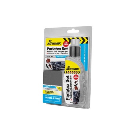 KIT PROTECTOR Y RESTAURADOR DE PLASTICOS/VINILOS  180ML AUTOMIX