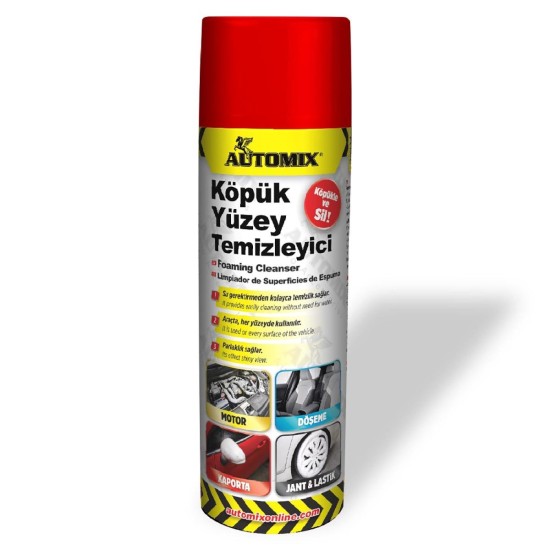 LIMPIADOR MULTIUSOS PROFESIONAL EN ESPUMA 400ML AUTOMIX C/6