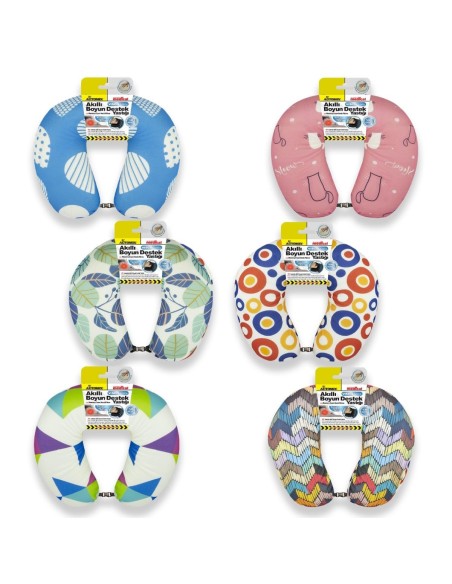 ALMOHADILLA CERVICAL VISCOELASTICA FORMA "U" 6 MODELOS AUTOMIX