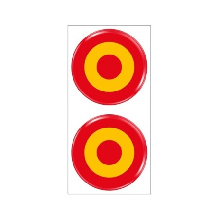 ADHESIVO RESINA 2 DIANAS ESPAÑA 20MM X 20MM