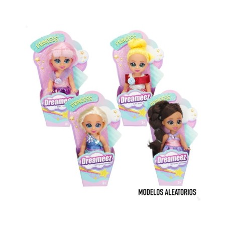 MUÑECAS PRINCESA DREAMEZZ 12CM 4 MODELOS EXP.24UDS