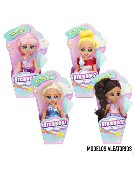MUÑECAS PRINCESA DREAMEZZ 12CM 4 MODELOS EXP.24UDS