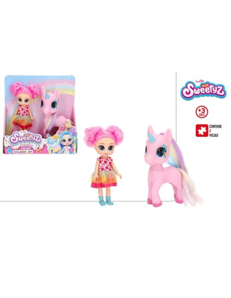 MUÑECA SWEETYZ MINI CON UNICORNIO BLISTER