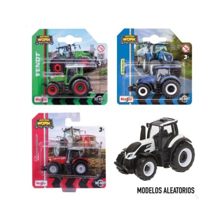 TRACTOR DE METAL "MAISTO" 4 MODELOS SURTIDOS 11X4X11CM