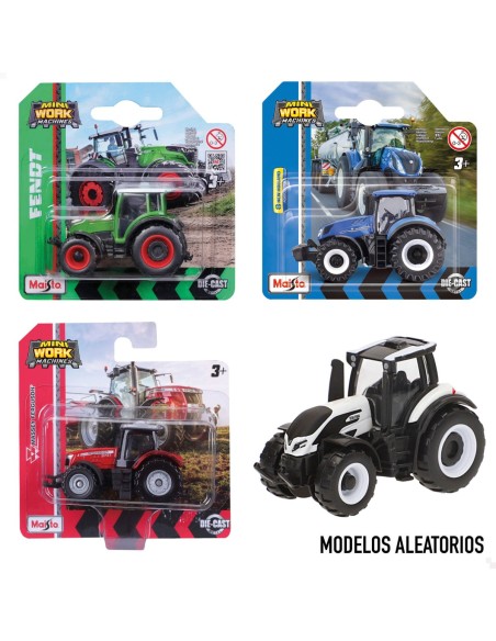 TRACTOR DE METAL "MAISTO" 4 MODELOS SURTIDOS 11X4X11CM
