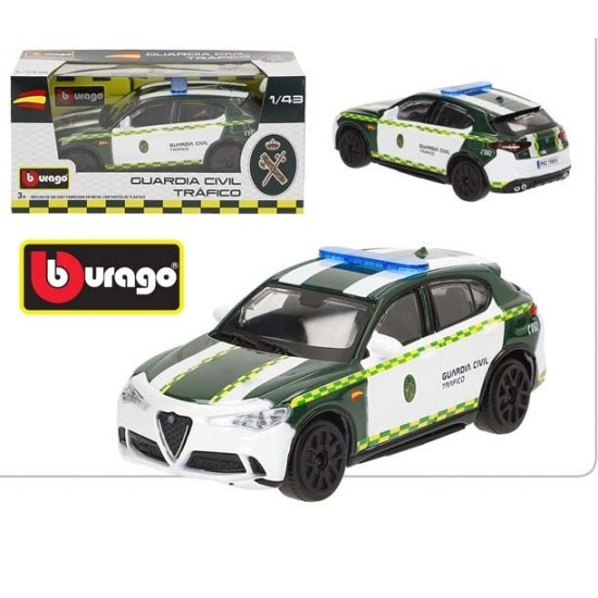 COCHE GUARDIA CIVIL TRAFICO ALFA ROMEO "BURAGO" 1:43