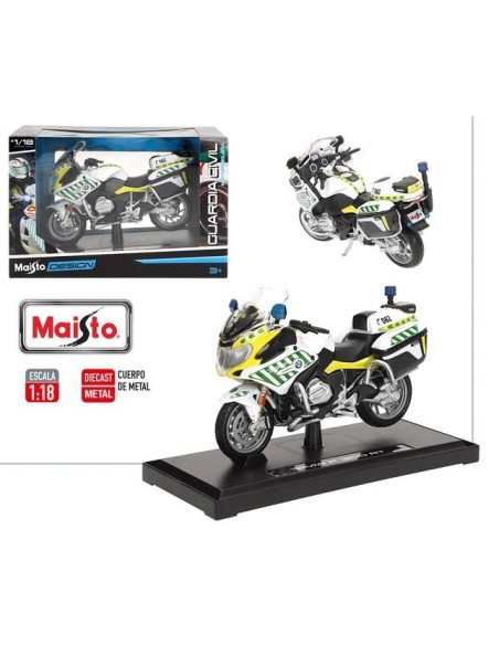 MOTO BMW GUARDIA CIVIL TRAFICO R1200 "MAISTO" METAL 1:18
