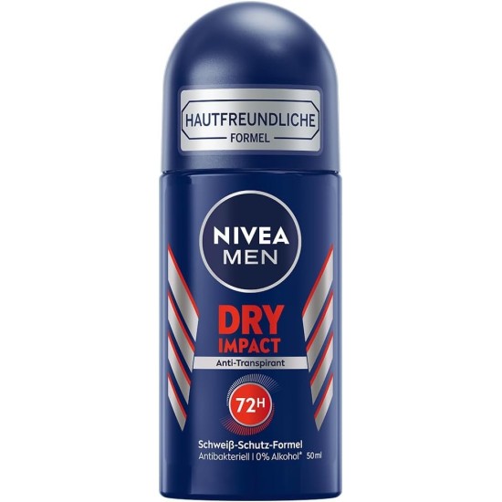 DESODORANTE ROLLON NIVEA HOMBRE DRY IMPACT 50ML