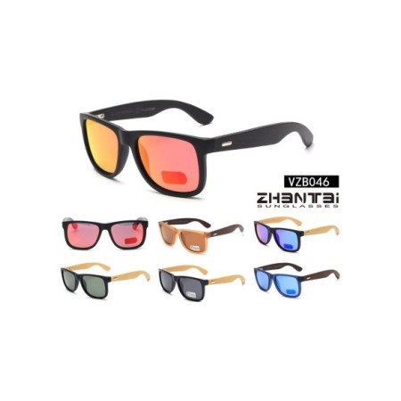 GAFA DE SOL POLARIZADA M36 PATILLA MADERA ANCHA VZB046