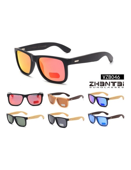 GAFA DE SOL POLARIZADA M36 PATILLA MADERA ANCHA VZB046