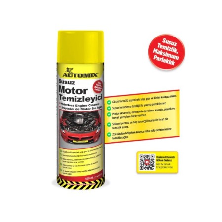LIMPIADOR DE MOTORES SIN AGUA EN SPRAY 500ML AUTOMIX