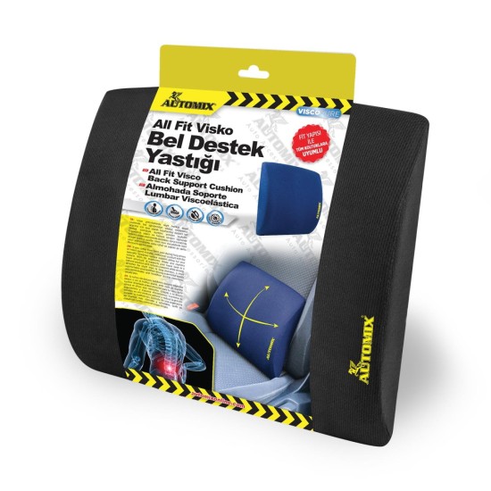 ALMOHADILLA LUMBAR MEDICAL VISCOELASTICA RECTA AUTOMIX