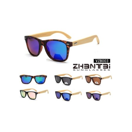 GAFA DE SOL POLARIZADA M40 PATILLA MADERA MONTURA RASGADA VZB003