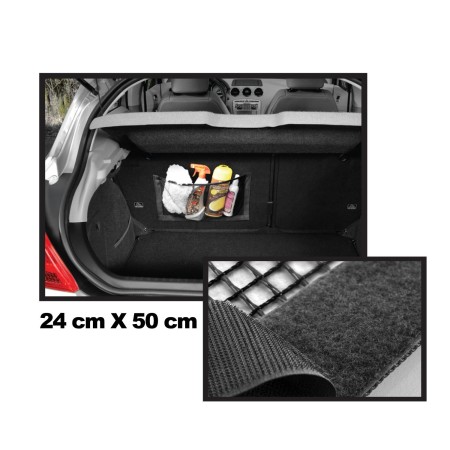 BOLSO ORGANIZADOR PARA MALETERO DE RED C/FIJACION 24X50CM AUTOMIX 2