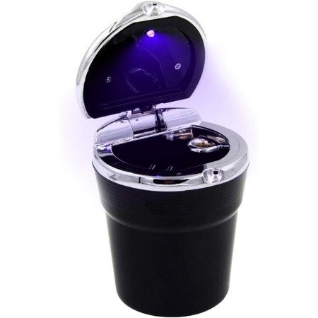 CENICERO PORTATIL CON LUZ LED (INCLUYE PILAS)EXP12UDS