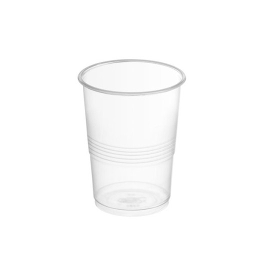 VASOS ANCHOS IRROMPIBLES 350CC TRANSPARENTES PACK 15UNID
