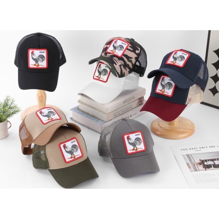 GORRA DE REJILLA MODELO "GALLO" COLORES SURTIDOS