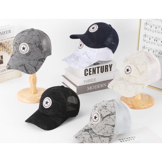 GORRA DE REJILLA MODELO "ESTRELLA" COLORES SURTIDOS